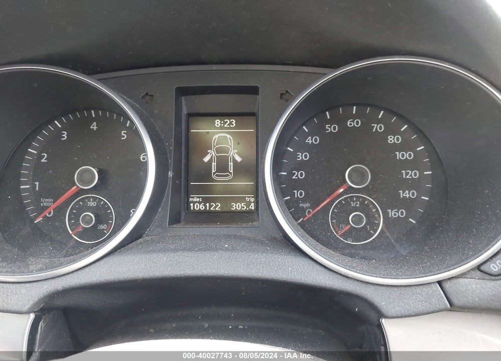 2011 VOLKSWAGEN GOLF 2.5L 2-DOOR VIN: WVWAB7AJ7BW257333