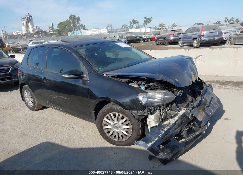 2011 VOLKSWAGEN GOLF 2.5L 2-DOOR VIN: WVWAB7AJ7BW257333