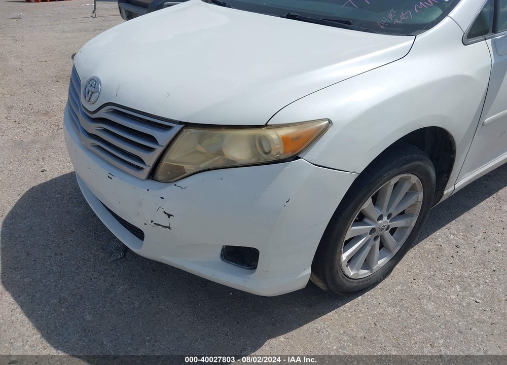 2009 TOYOTA VENZA VIN: 4T3ZE11AX9U016107