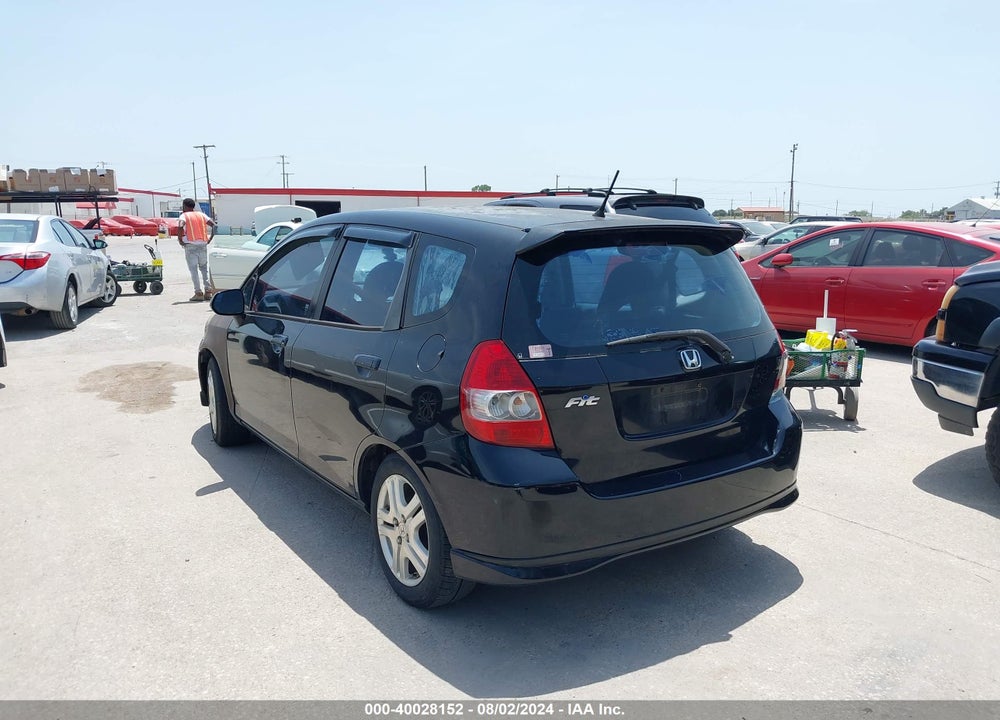 2008 HONDA FIT SPORT VIN: JHMGD38638S007939