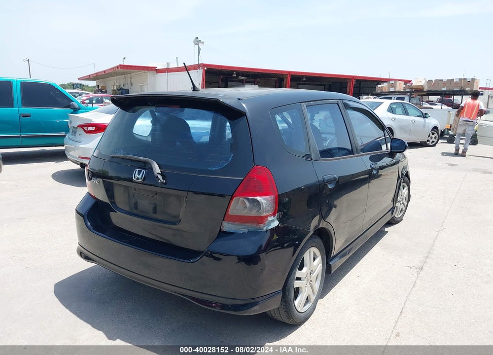 2008 HONDA FIT SPORT VIN: JHMGD38638S007939