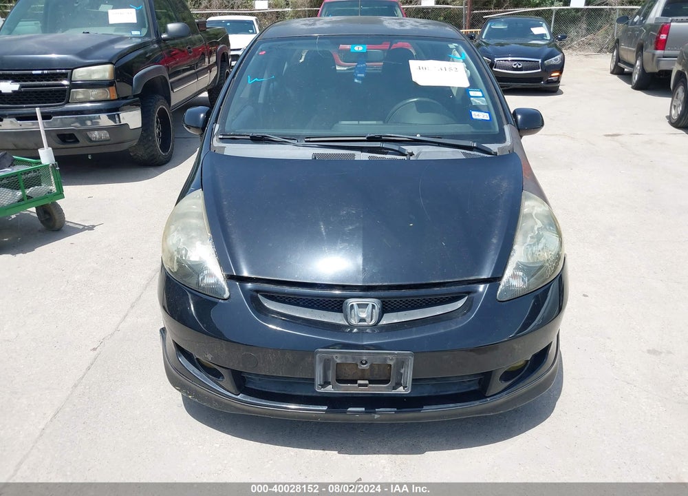2008 HONDA FIT SPORT VIN: JHMGD38638S007939