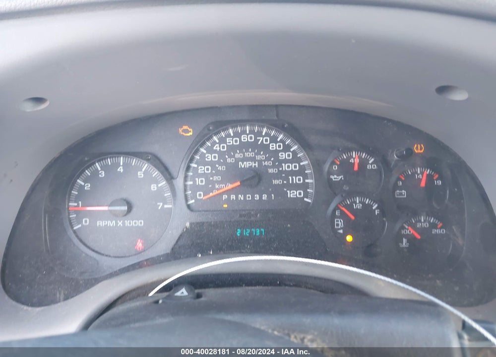 2007 CHEVROLET TRAILBLAZER LS VIN: 1GNDT13S772149216