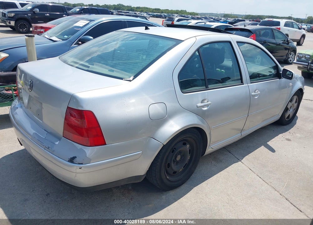 2001 VOLKSWAGEN JETTA GLS 1.8L TURBO VIN: 3VWSD29M61M026807