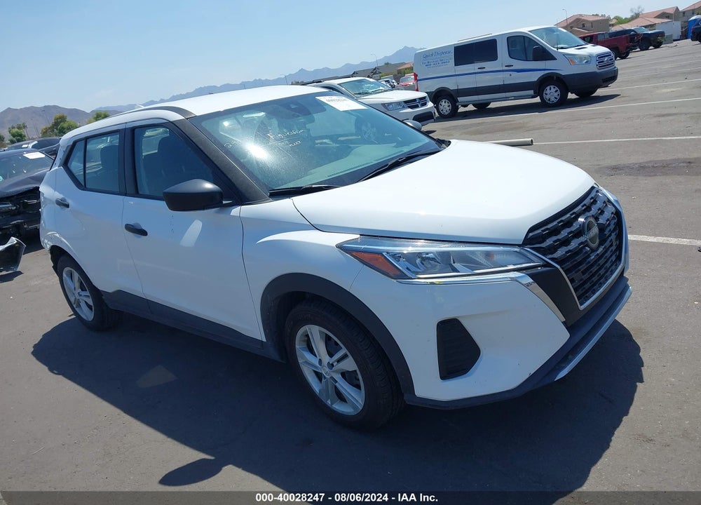 2022 NISSAN KICKS S XTRONIC CVT VIN: 3N1CP5BVXNL507631