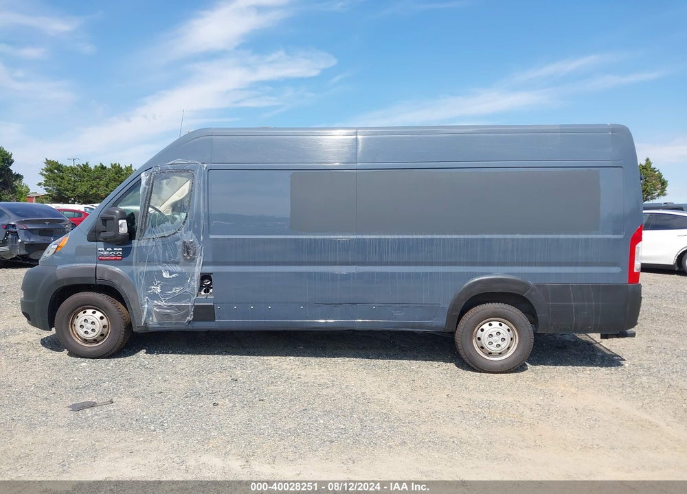 2019 RAM PROMASTER 3500 CARGO VAN HIGH ROOF 159 WB EXT VIN: 3C6URVJG9KE554445