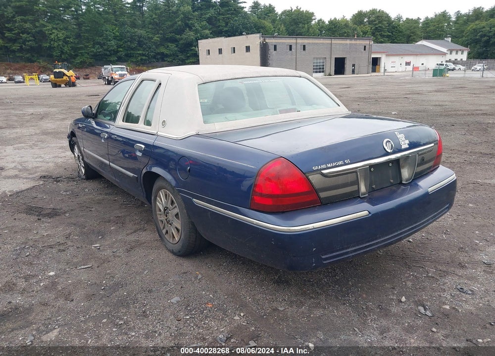 2006 MERCURY GRAND MARQUIS GS VIN: 2MEFM74W76X606135