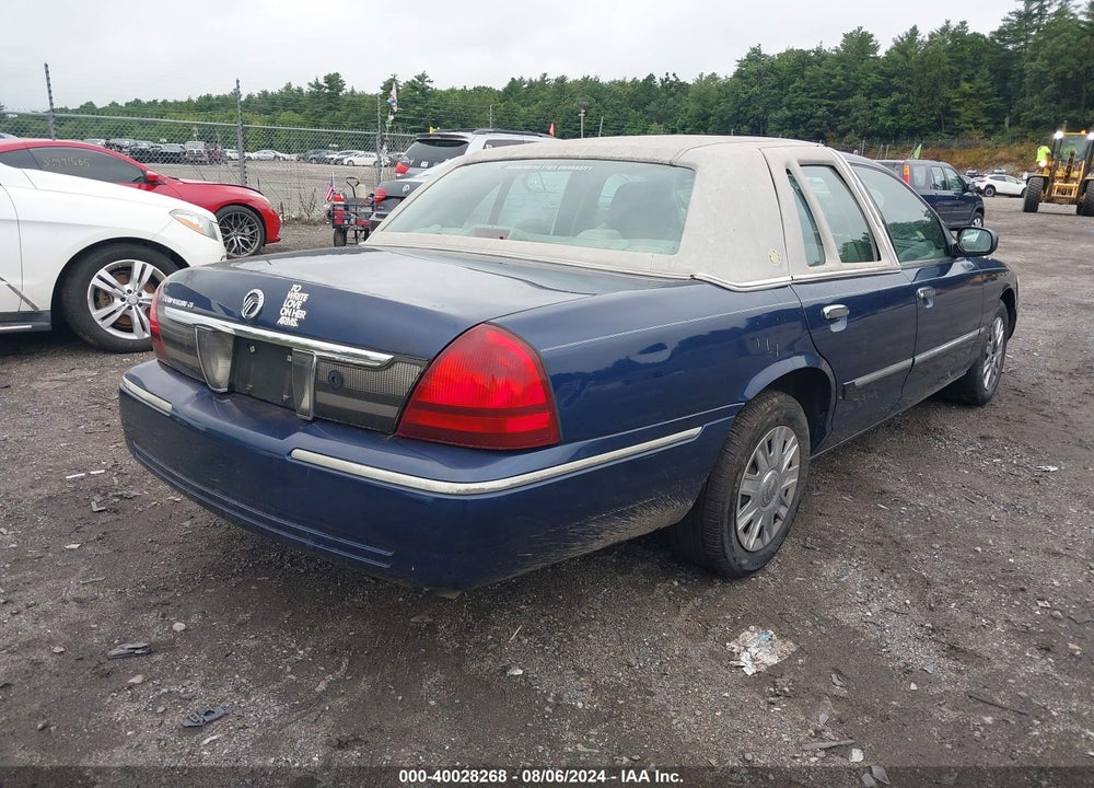 2006 MERCURY GRAND MARQUIS GS VIN: 2MEFM74W76X606135
