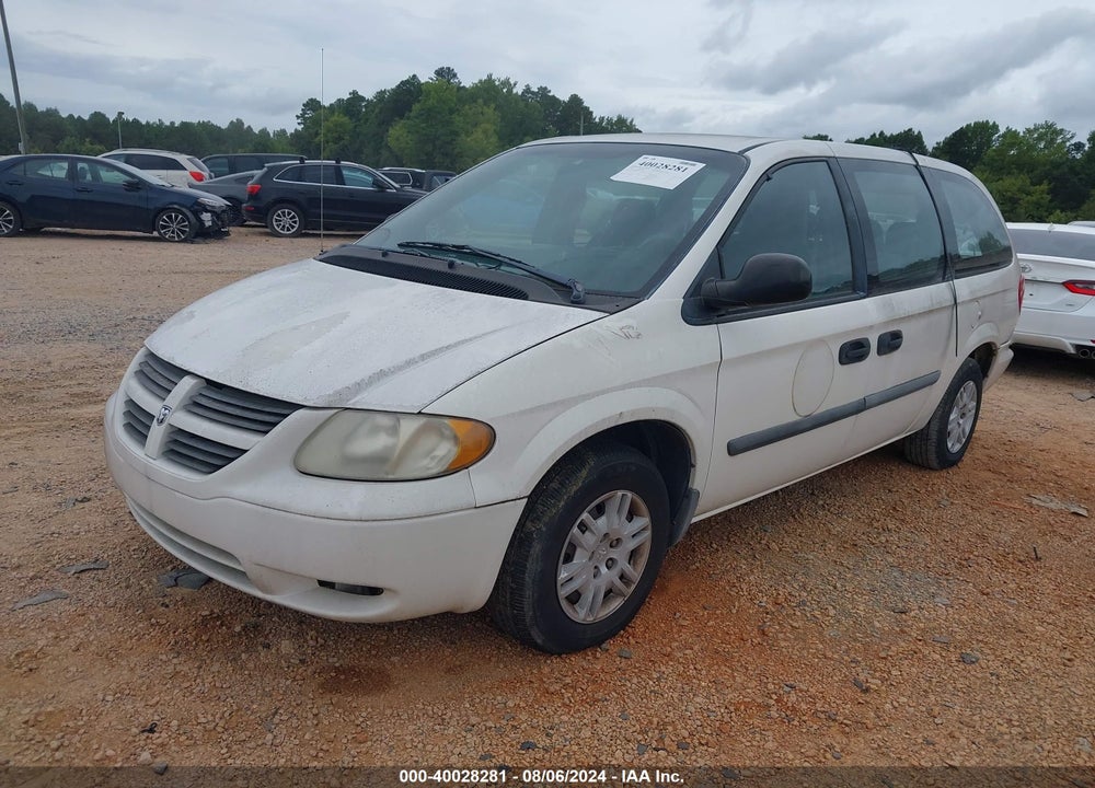 2005 DODGE GRAND CARAVAN SE VIN: 1D4GP24R15B114229