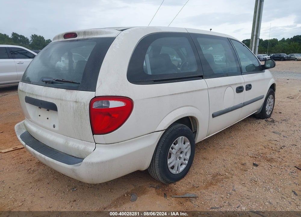 2005 DODGE GRAND CARAVAN SE VIN: 1D4GP24R15B114229