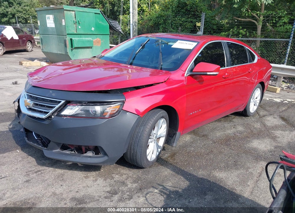 2014 CHEVROLET IMPALA 2LT VIN: 1G1125S37EU170318