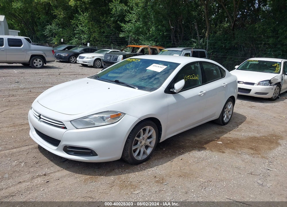 2013 DODGE DART SXT VIN: 1C3CDFBAXDD169827