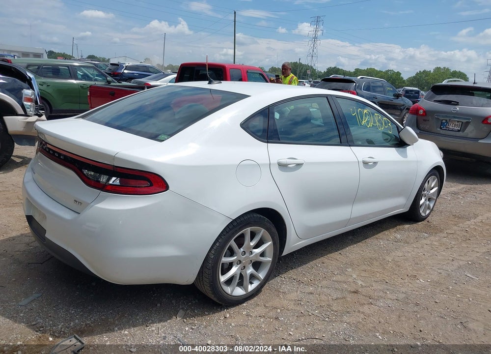 2013 DODGE DART SXT VIN: 1C3CDFBAXDD169827