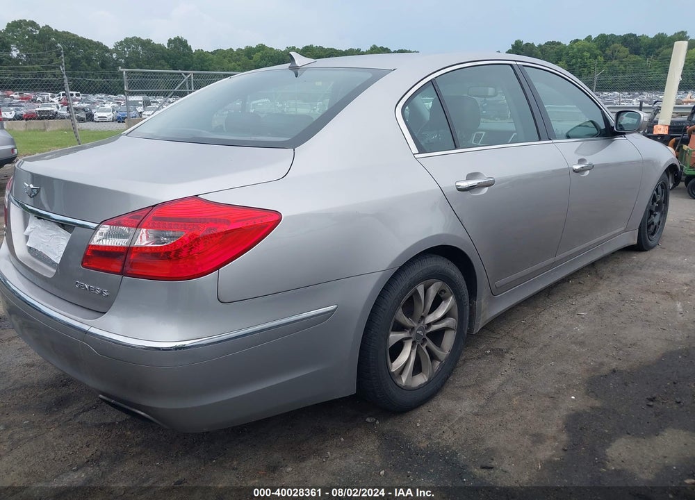 2012 HYUNDAI GENESIS 3.8 VIN: KMHGC4DD7CU158113