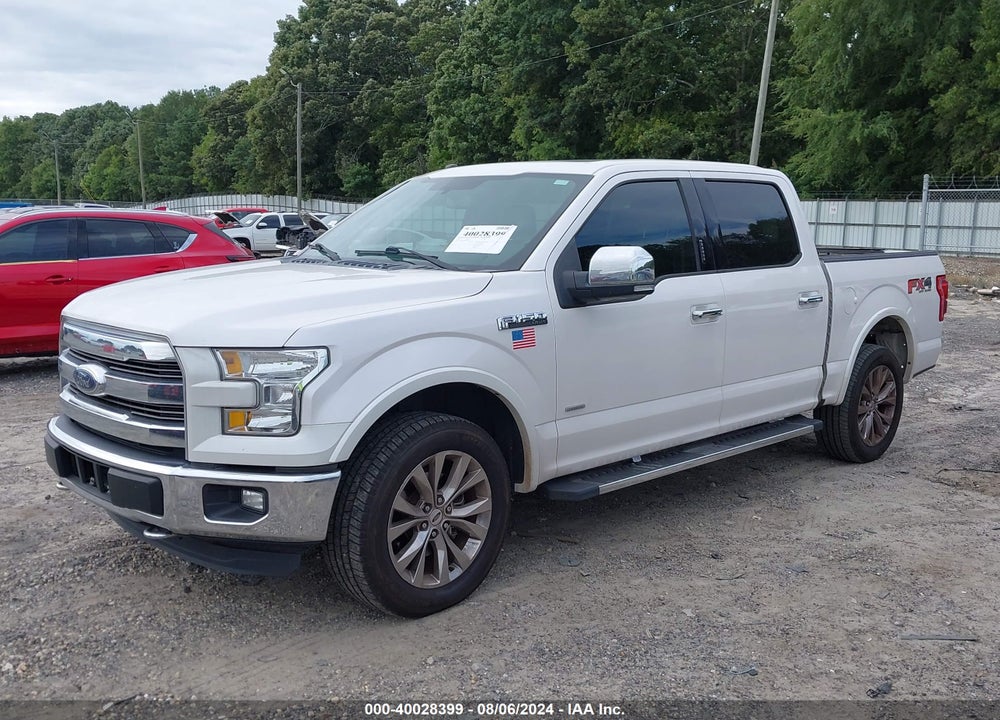 2016 FORD F-150 LARIAT VIN: 1FTEW1EP4GKF46833