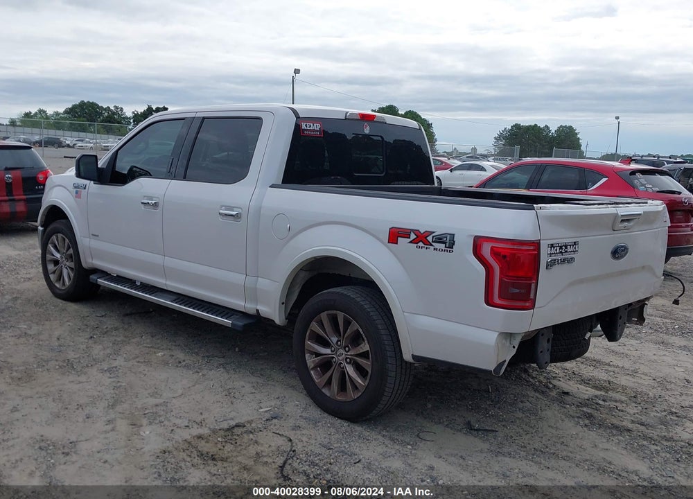 2016 FORD F-150 LARIAT VIN: 1FTEW1EP4GKF46833