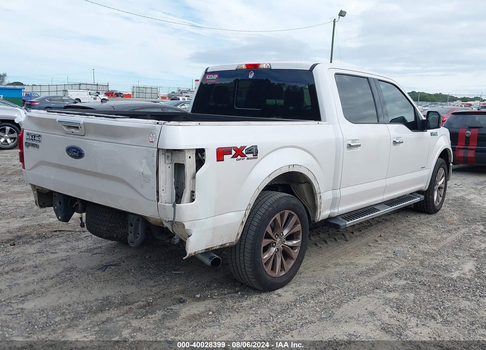 2016 FORD F-150 LARIAT VIN: 1FTEW1EP4GKF46833