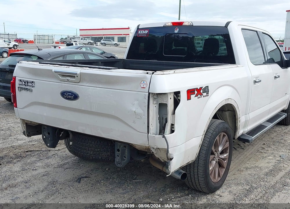 2016 FORD F-150 LARIAT VIN: 1FTEW1EP4GKF46833