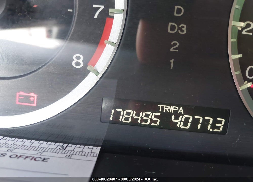 2009 HONDA ACCORD 2.4 EX VIN: 1HGCS12799A006475