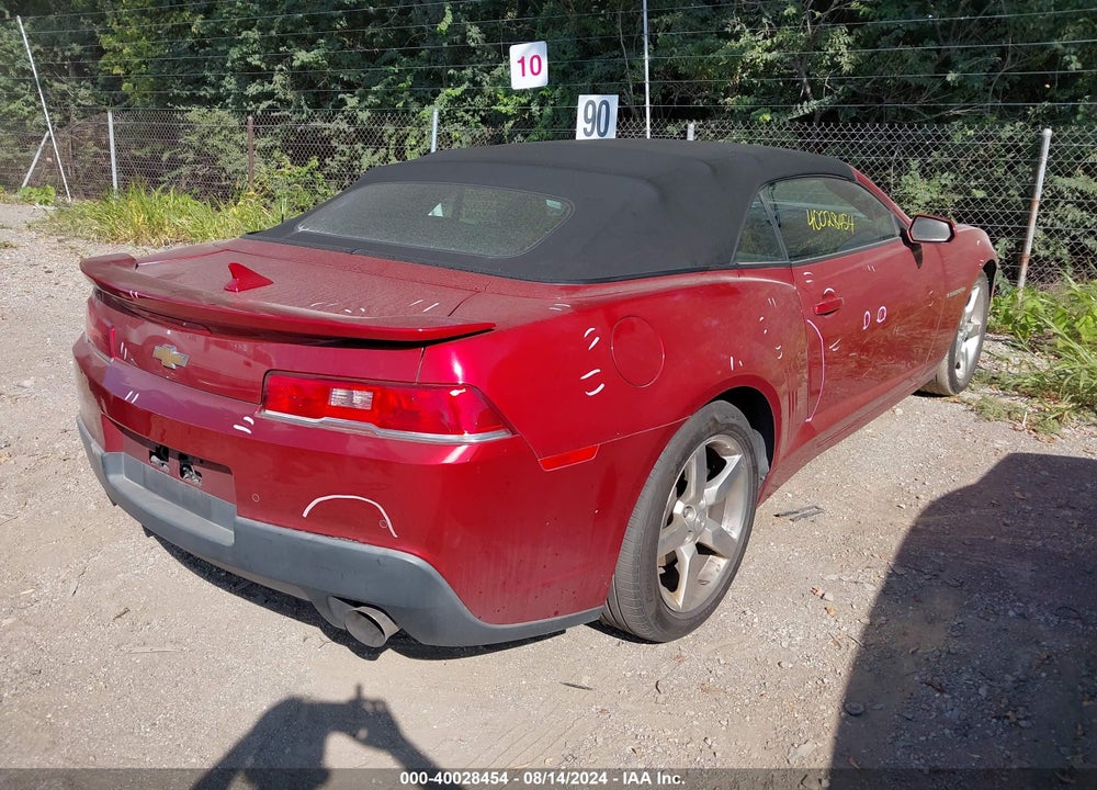2014 CHEVROLET CAMARO VIN: 2G1FB3D39E9145988