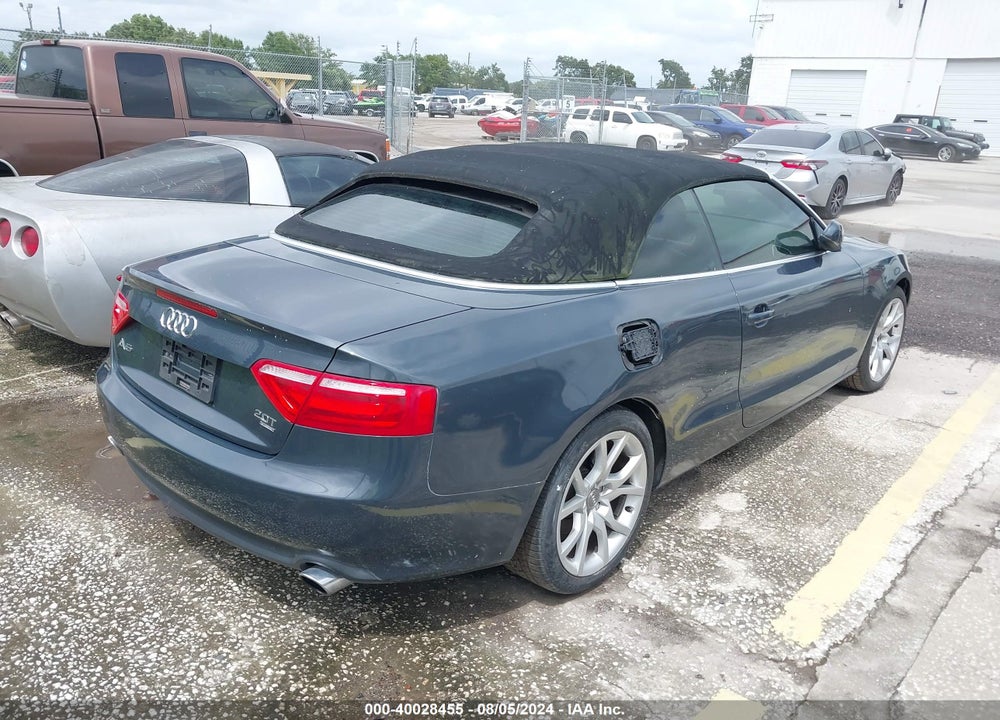 2011 AUDI A5 2.0T PREMIUM VIN: WAUCFAFH8BN002161