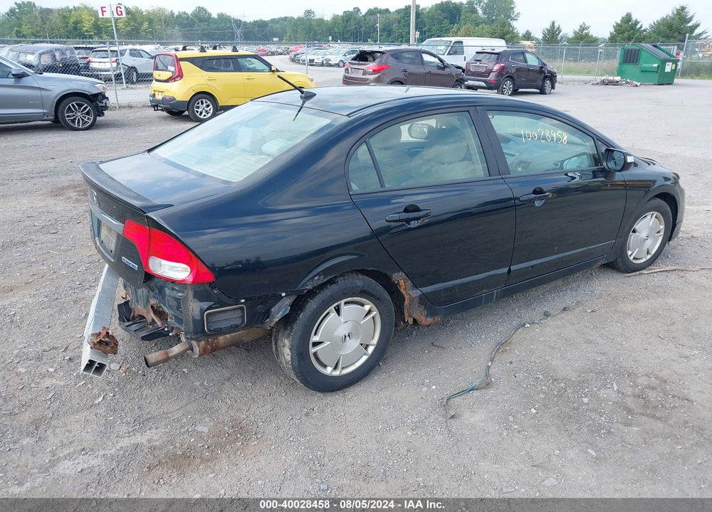 2009 HONDA CIVIC HYBRID VIN: JHMFA36239S013813