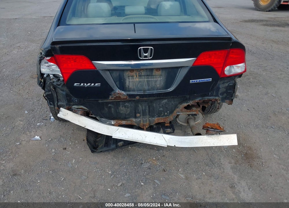 2009 HONDA CIVIC HYBRID VIN: JHMFA36239S013813
