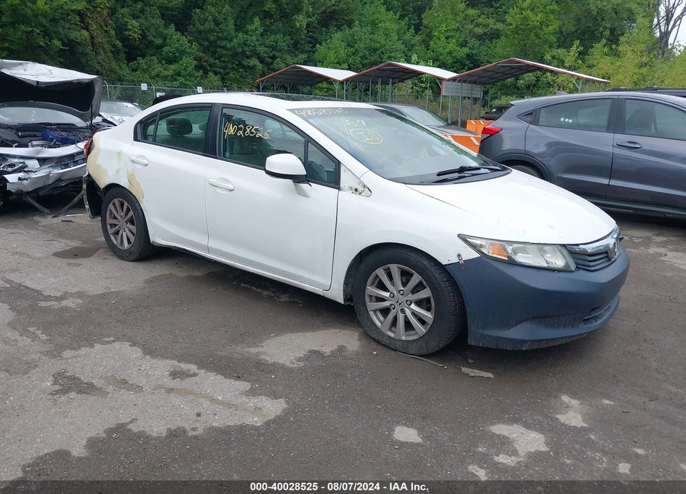 2012 HONDA CIVIC EX VIN: 19XFB2F86CE309769