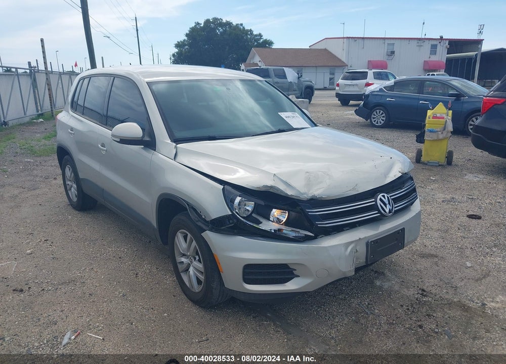 2012 VOLKSWAGEN TIGUAN S VIN: WVGAV7AX5CW530973