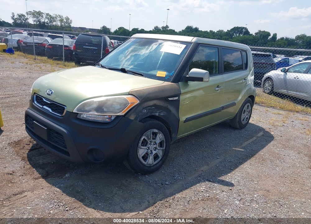2013 KIA SOUL VIN: KNDJT2A5XD7580002