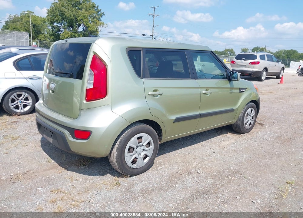 2013 KIA SOUL VIN: KNDJT2A5XD7580002