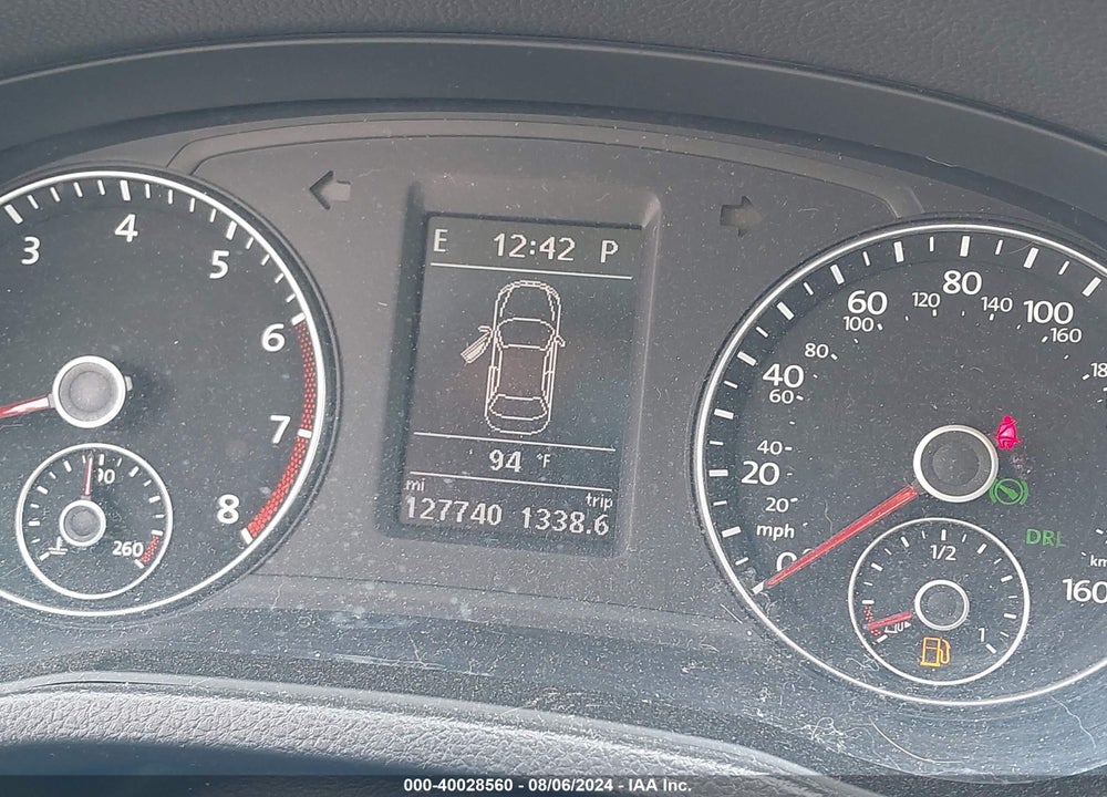 2013 VOLKSWAGEN PASSAT 2.5L SE VIN: 1VWBP7A33DC114047