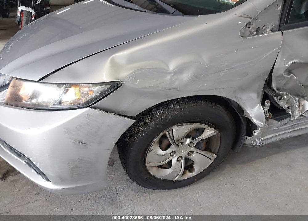2013 HONDA CIVIC LX VIN: 2HGFB2F5XDH581061