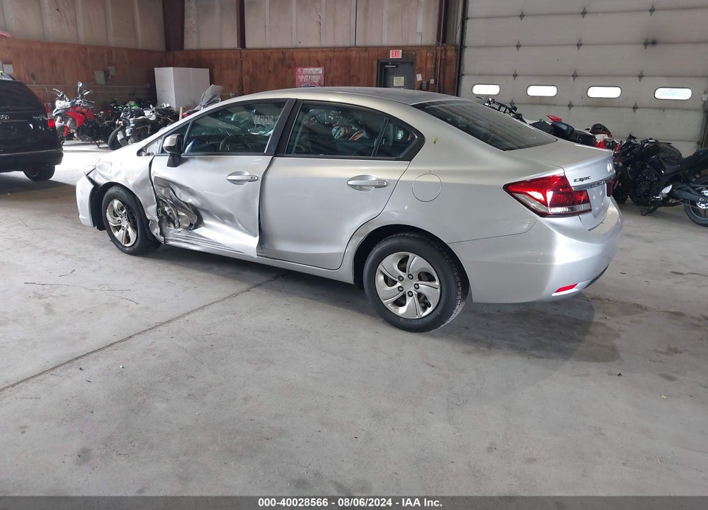 2013 HONDA CIVIC LX VIN: 2HGFB2F5XDH581061
