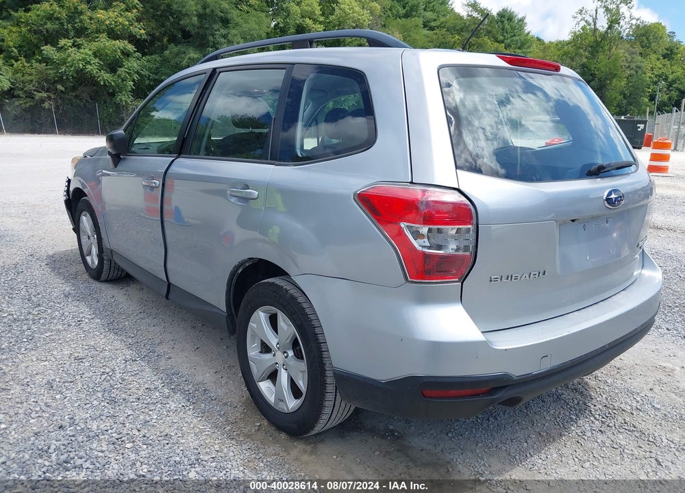 2015 SUBARU FORESTER 2.5I VIN: JF2SJABC9FH550182