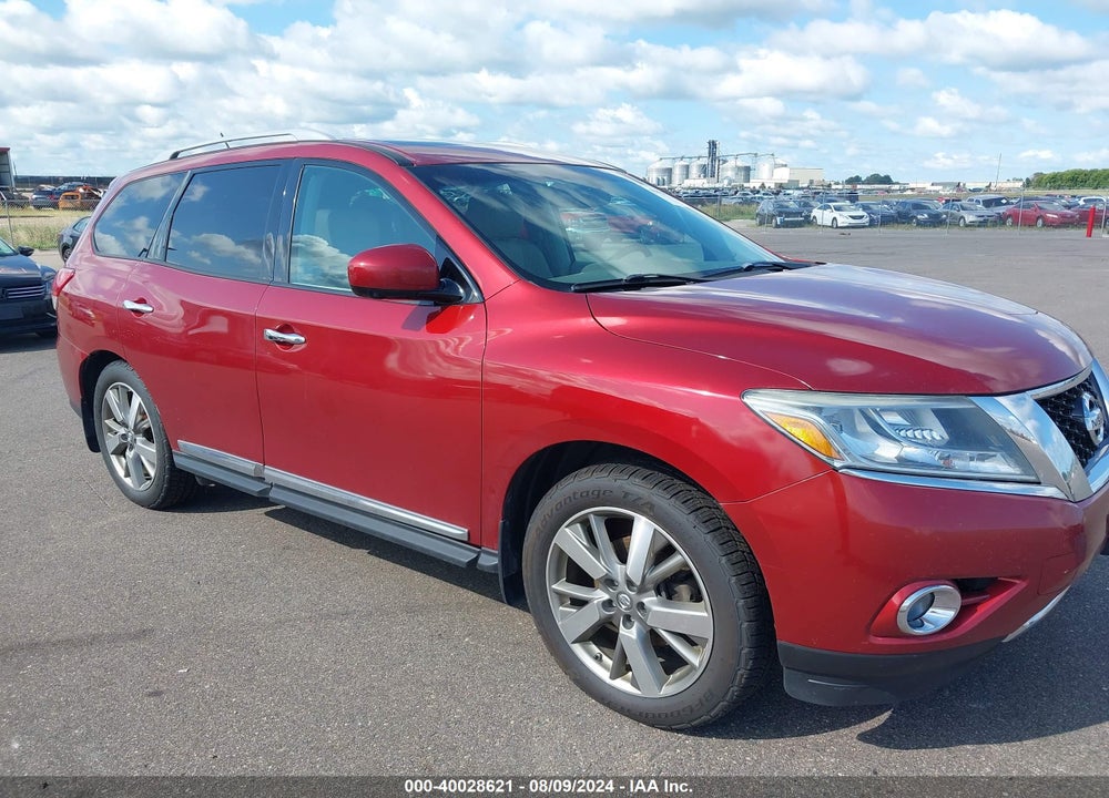2014 NISSAN PATHFINDER PLATINUM VIN: 5N1AR2MM7EC602124
