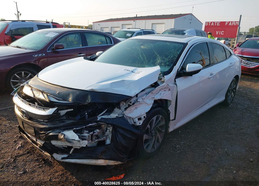 2017 HONDA CIVIC EX VIN: 19XFC2F76HE032780