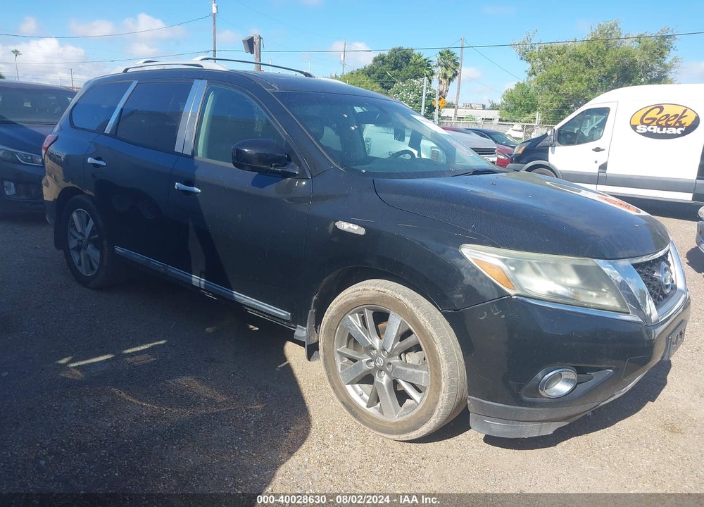 2014 NISSAN PATHFINDER PLATINUM VIN: 5N1AR2MN9EC654525