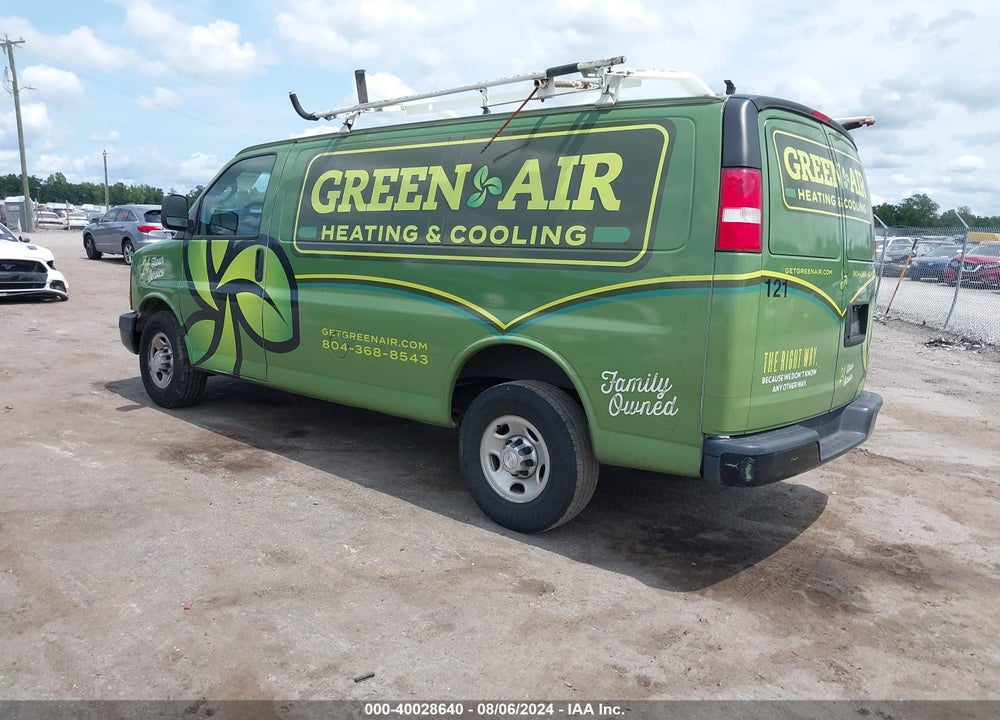 2016 CHEVROLET EXPRESS 2500 WORK VAN VIN: 1GCWGAFF0G1163369