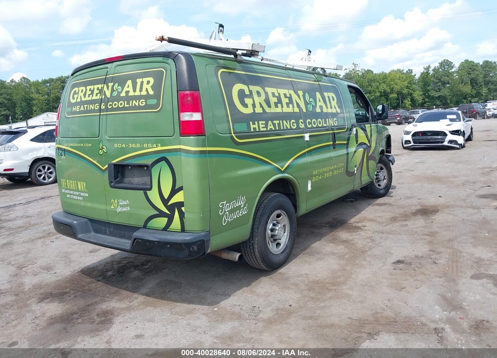 2016 CHEVROLET EXPRESS 2500 WORK VAN VIN: 1GCWGAFF0G1163369