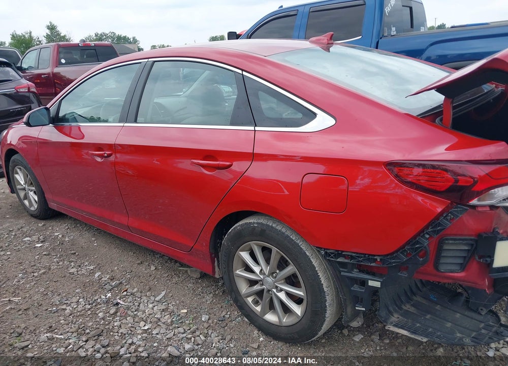 2019 HYUNDAI SONATA SE VIN: 5NPE24AF8KH793483