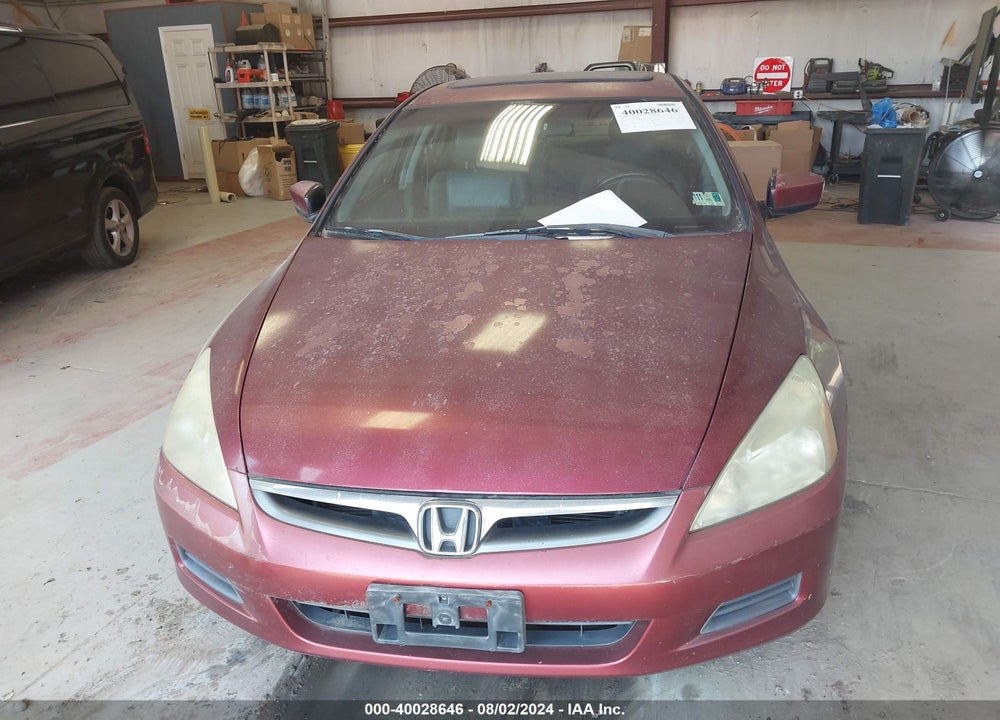 2006 HONDA ACCORD 3.0 EX VIN: 1HGCM66596A006780