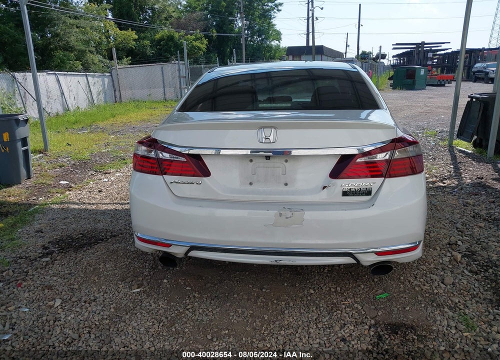 2016 HONDA ACCORD SPORT VIN: 1HGCR2F58GA050796