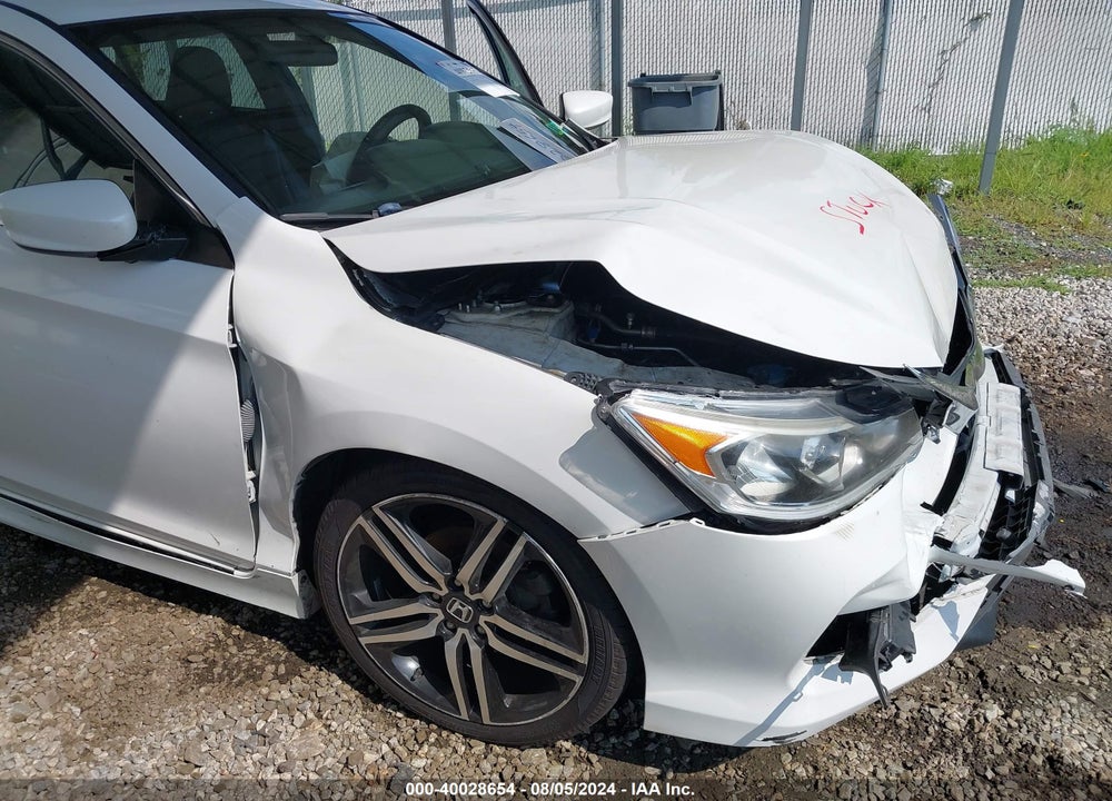 2016 HONDA ACCORD SPORT VIN: 1HGCR2F58GA050796