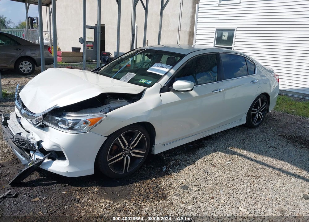 2016 HONDA ACCORD SPORT VIN: 1HGCR2F58GA050796