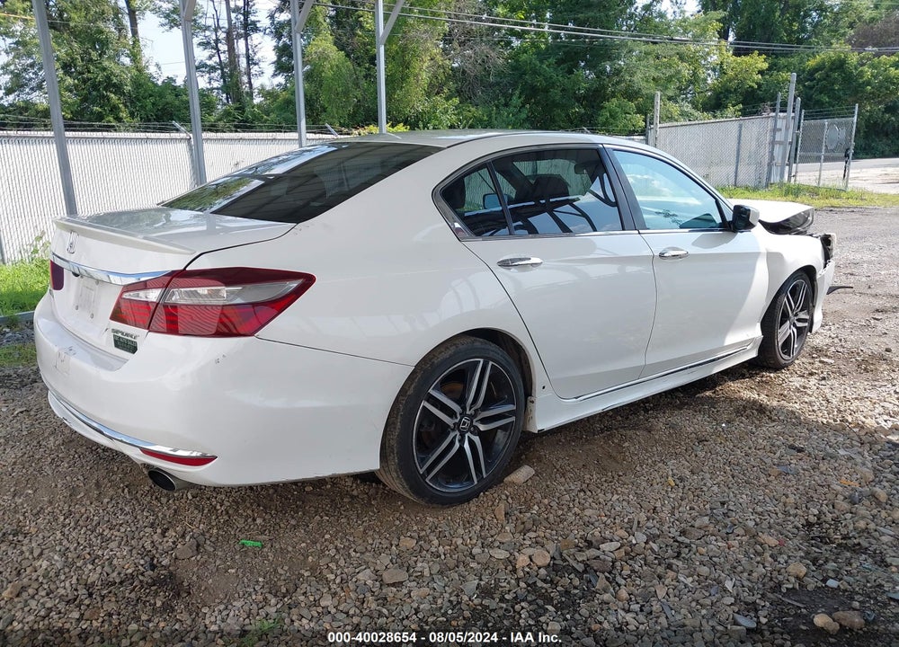 2016 HONDA ACCORD SPORT VIN: 1HGCR2F58GA050796