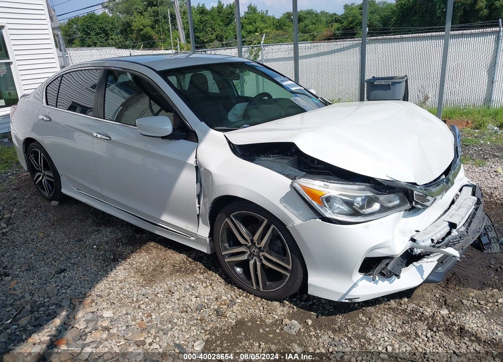 2016 HONDA ACCORD SPORT VIN: 1HGCR2F58GA050796