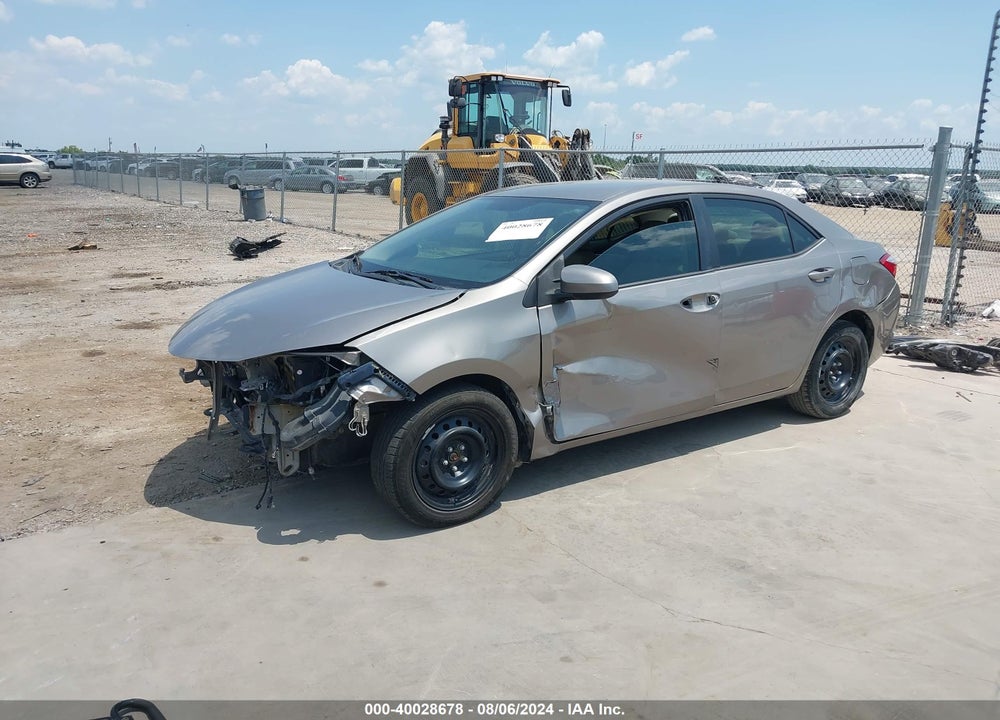 2016 TOYOTA COROLLA LE VIN: 5YFBURHE9GP402200