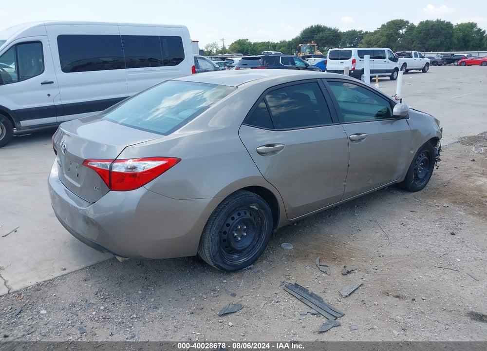 2016 TOYOTA COROLLA LE VIN: 5YFBURHE9GP402200