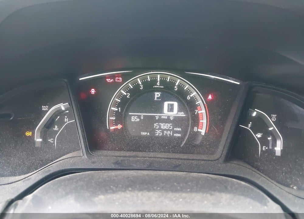 2016 HONDA CIVIC LX VIN: 19XFC2F57GE205414